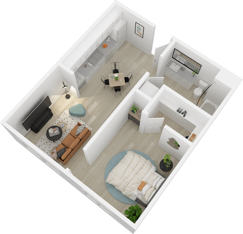 One Bedroom Apartment One Bedroom